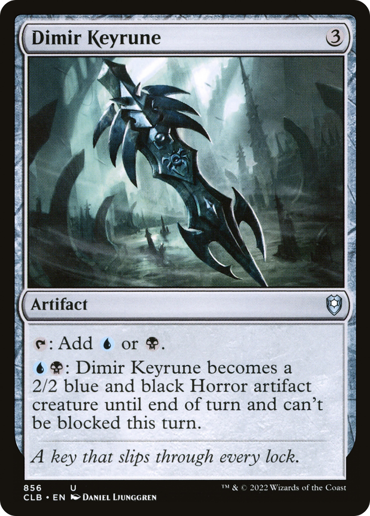Dimir Keyrune (856) - Commander Legends: Battle for Baldur's Gate