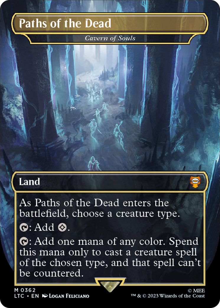 Paths of the Dead – Cavern of Souls (362) Foil - Tales of Middle-earth Commander