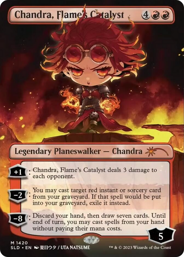 Chandra, Flame's Catalyst (1420) Rainbow Foil - Secret Lair Drop