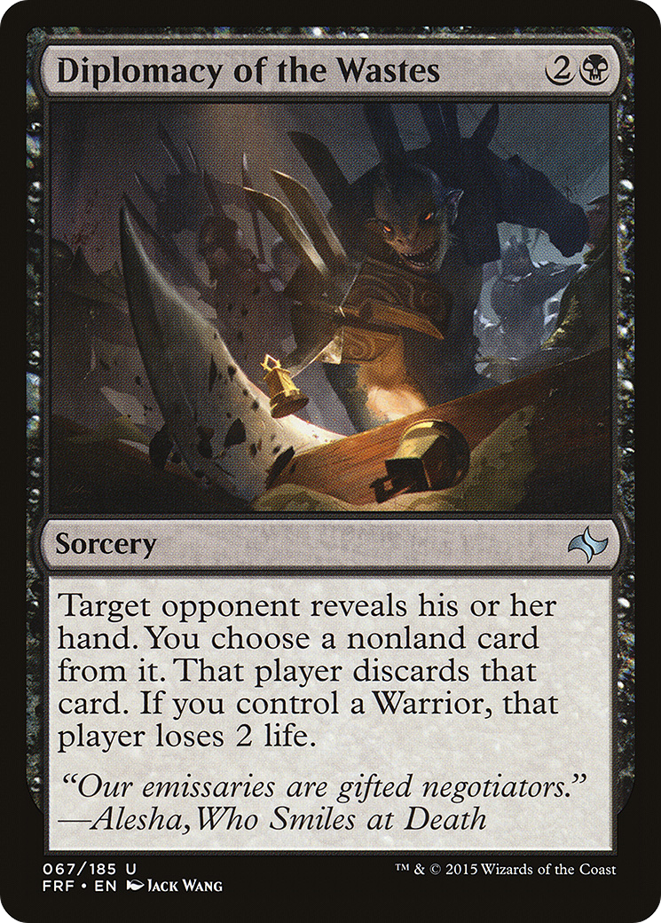 Diplomacy of the Wastes (067) - Fate Reforged