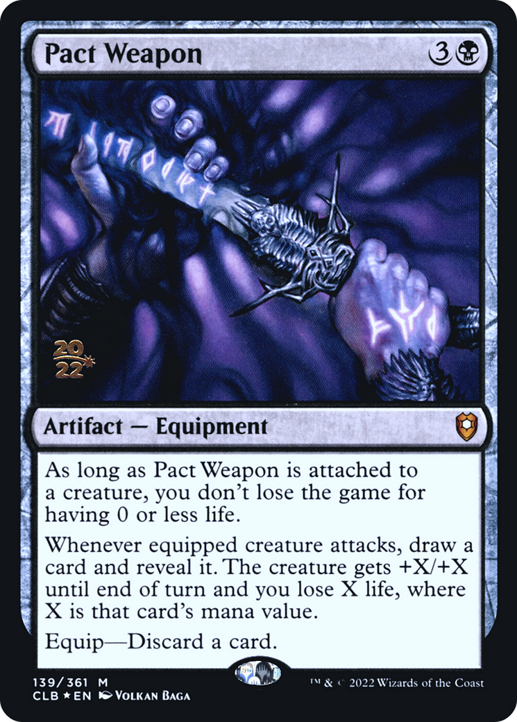 Pact Weapon (139) Foil - Battle for Baldur's Gate Promos