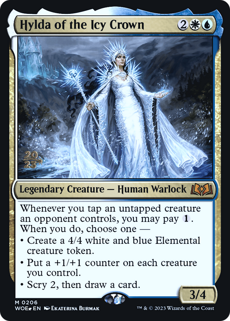 Hylda of the Icy Crown (206) Foil - Wilds of Eldraine Promos