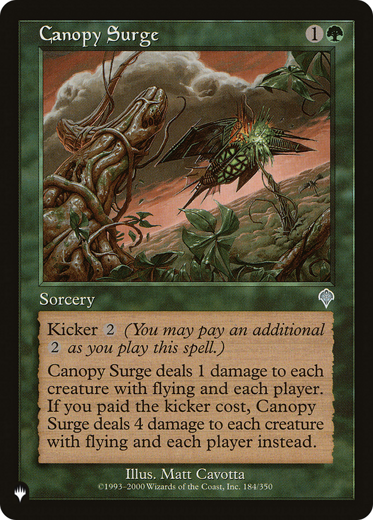 Canopy Surge (Retro) (INV-184) - The List