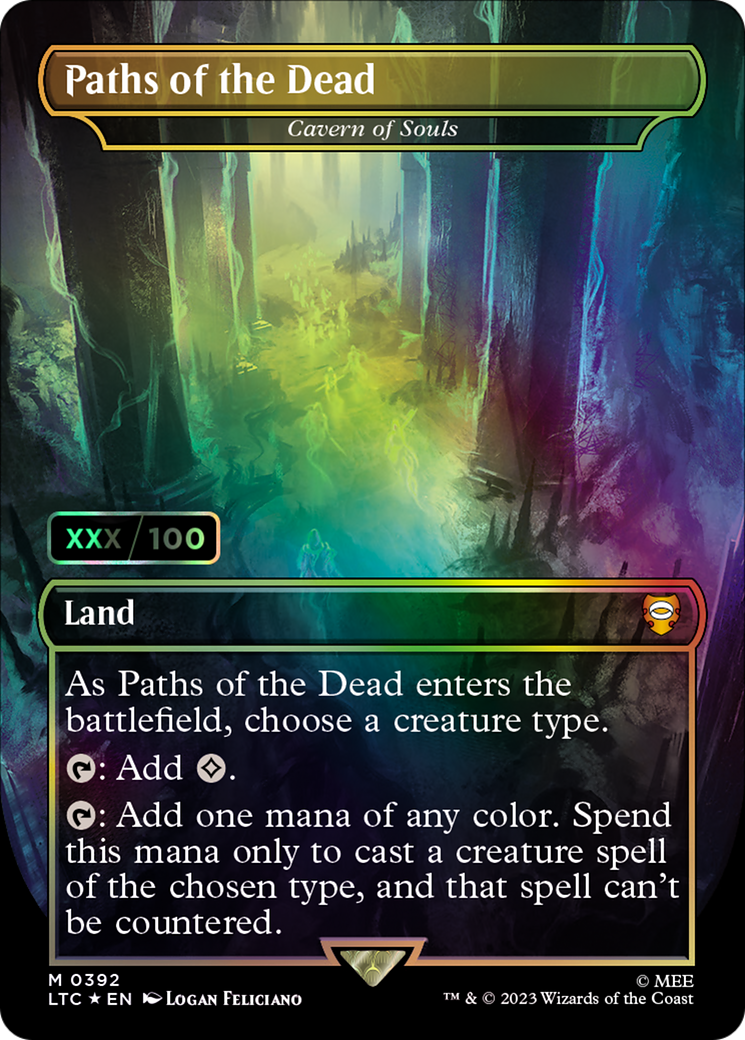 Paths of the Dead – Cavern of Souls (Serial Numbered) (392) Foil - Tales of Middle-earth Commander