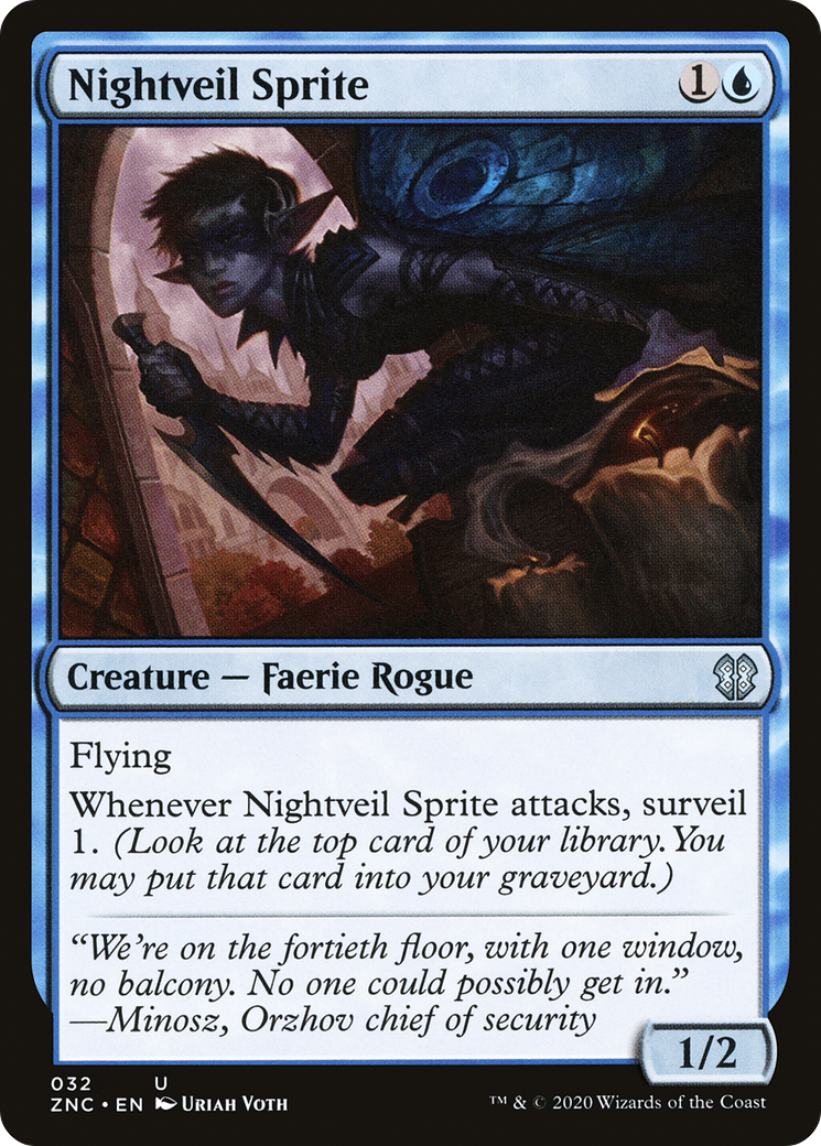 Nightveil Sprite (032) - Zendikar Rising Commander