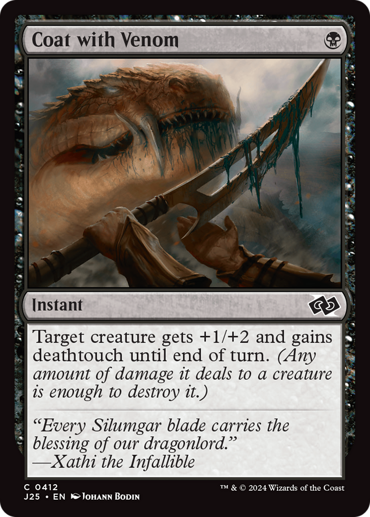 Coat with Venom (412) - Foundations Jumpstart