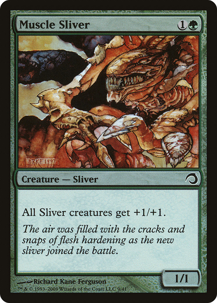 Muscle Sliver (009) Foil - Premium Deck Series: Slivers