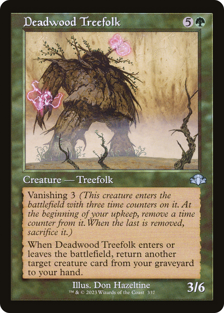 Deadwood Treefolk (Retro) (337) Foil - Dominaria Remastered