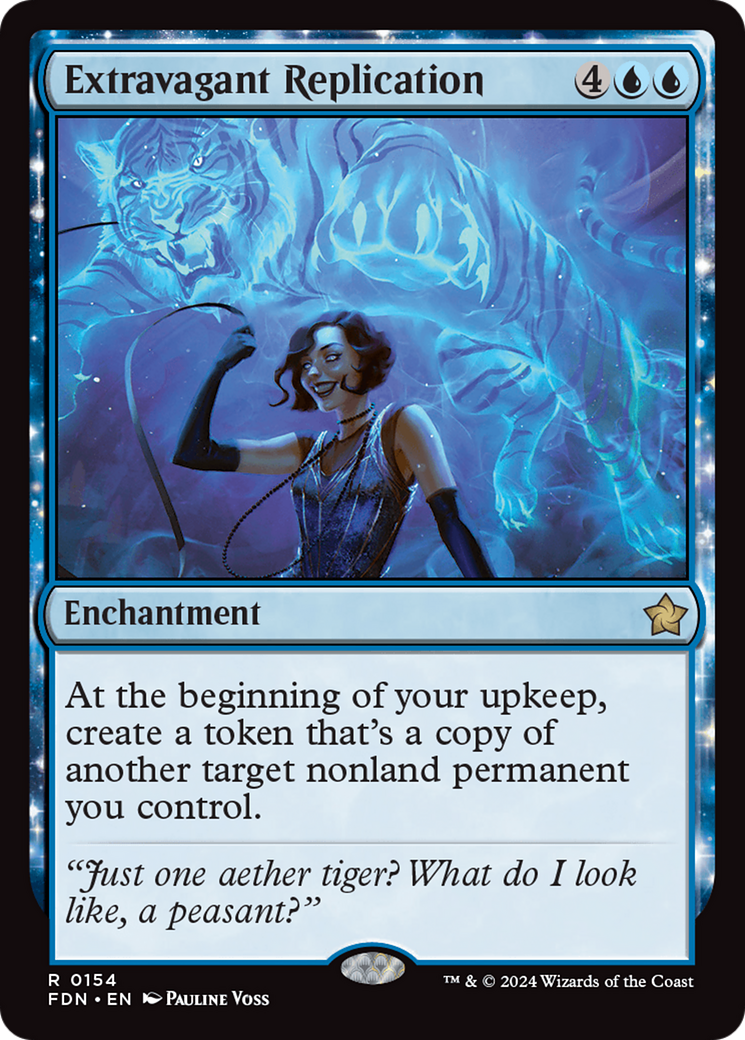 Extravagant Replication (154) Foil - Foundations