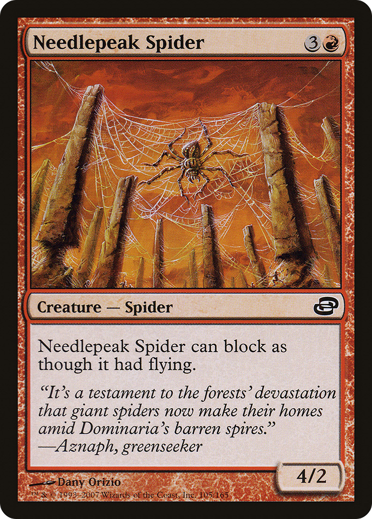 Needlepeak Spider (105) Foil - Planar Chaos