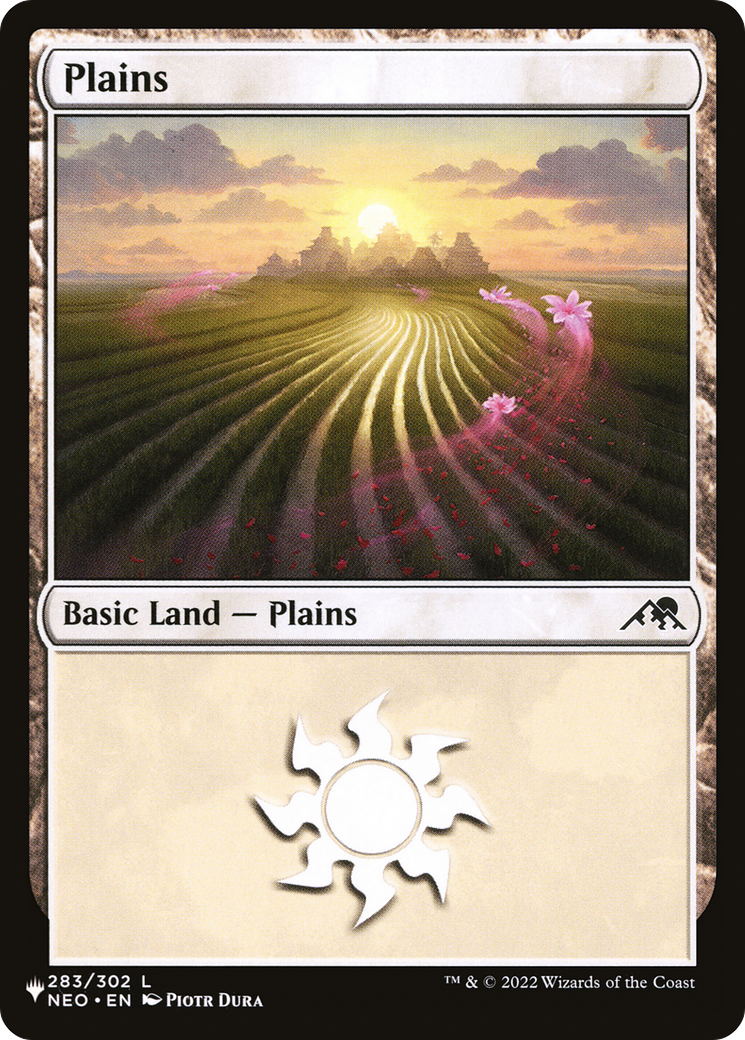 Plains (NEO-283) - The List