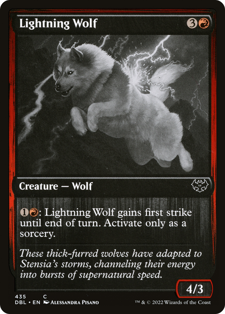 Lightning Wolf (435) Foil - Innistrad: Double Feature