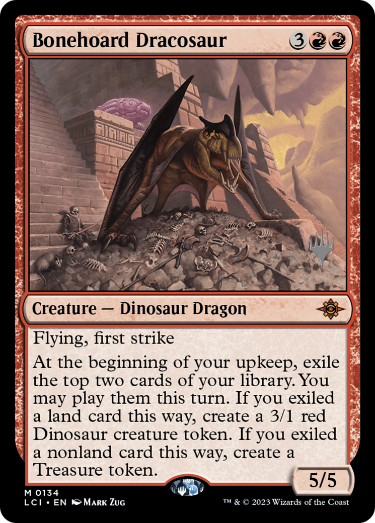Bonehoard Dracosaur (134) Foil - The Lost Caverns of Ixalan Promos