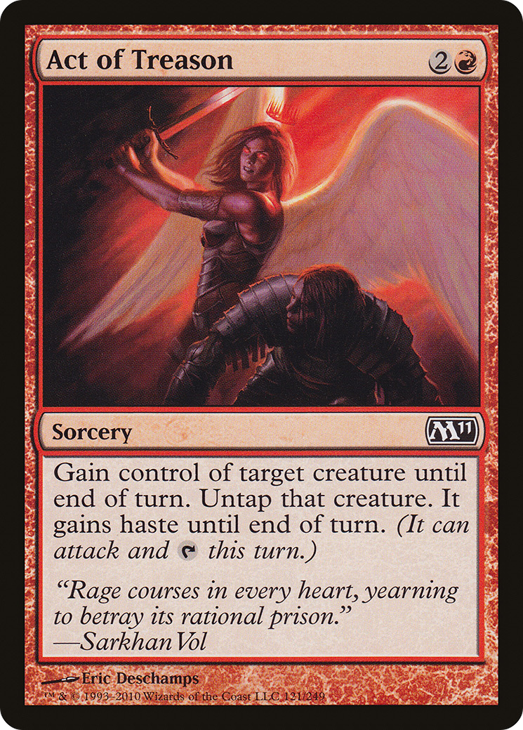 Act of Treason (121) Foil - Magic 2011