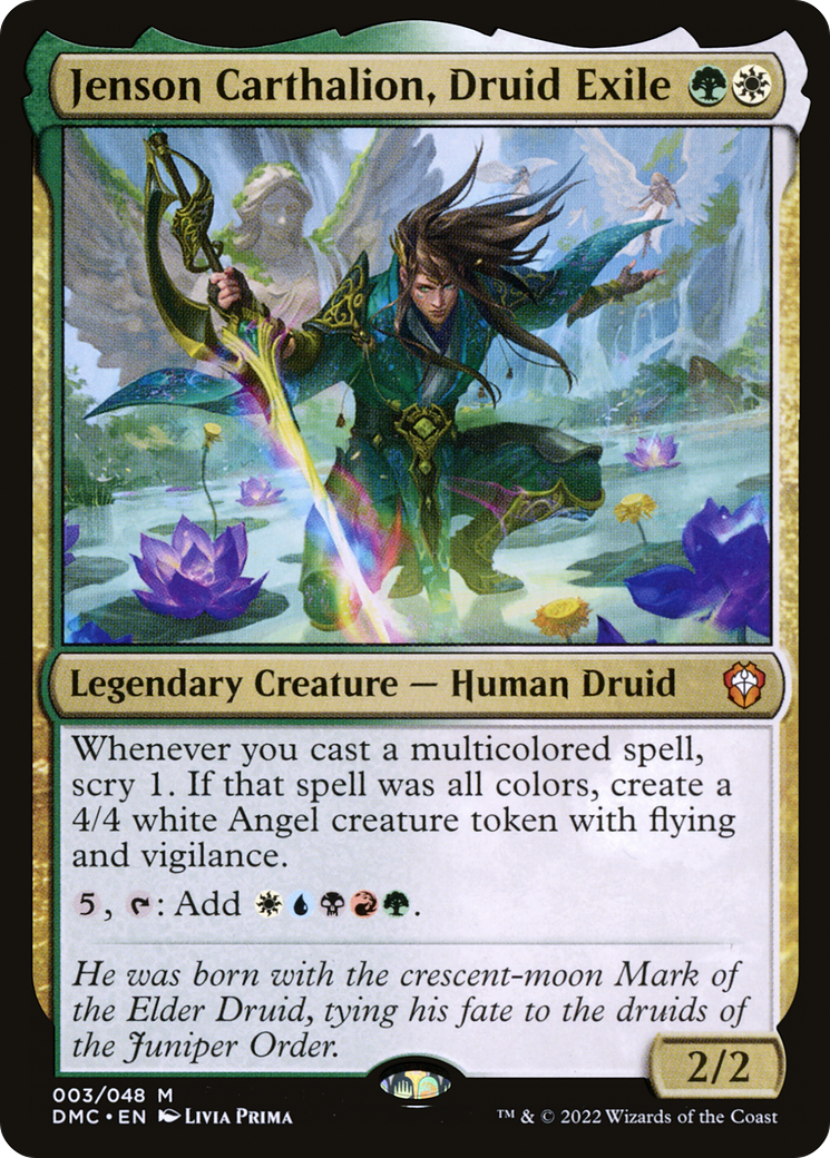 Jenson Carthalion, Druid Exile (003) Foil - Dominaria United Commander