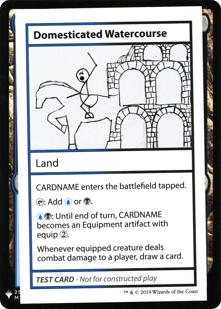 Domesticated Watercourse (114) - Mystery Booster Playtest Cards 2019