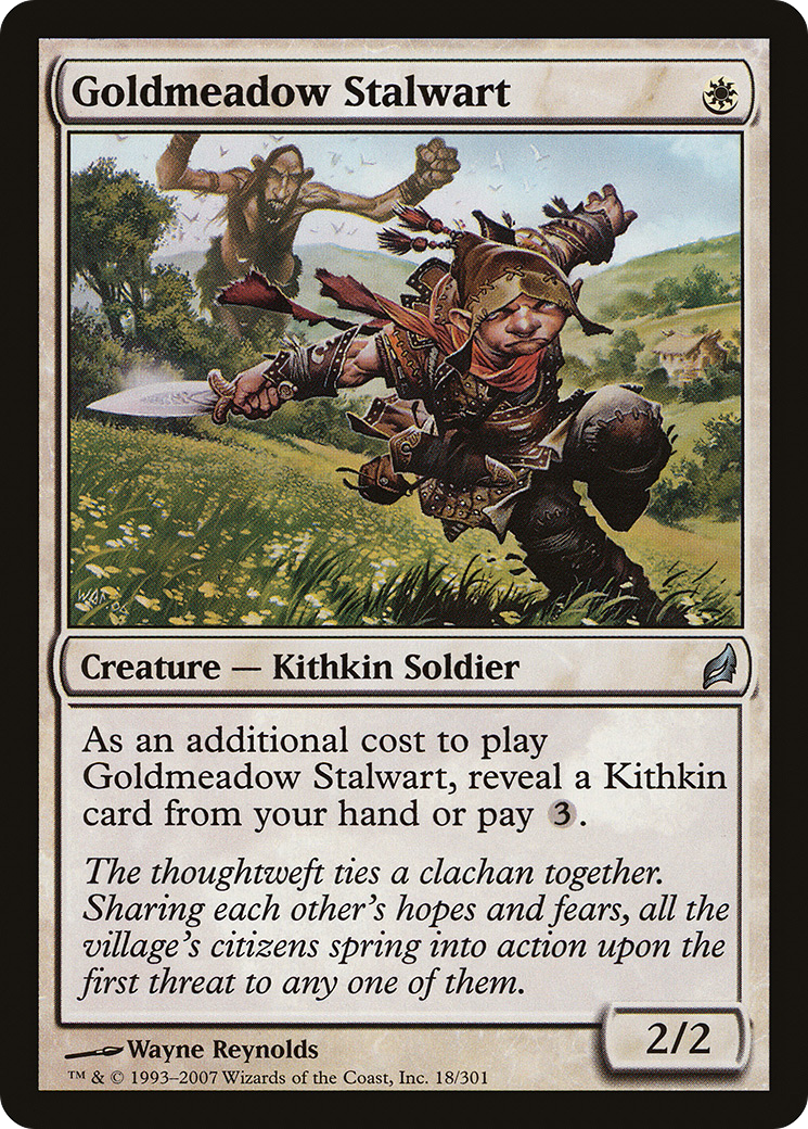 Goldmeadow Stalwart (018) - Lorwyn