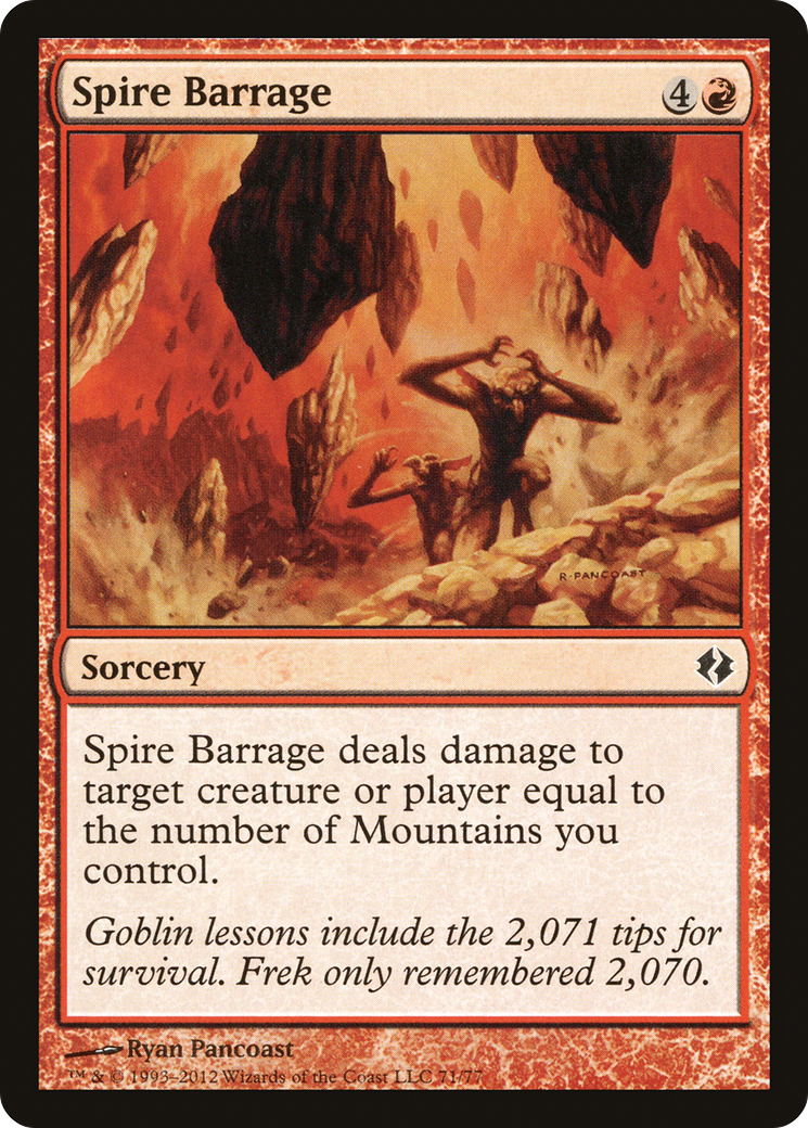 Spire Barrage (071) - Duel Decks: Venser vs. Koth