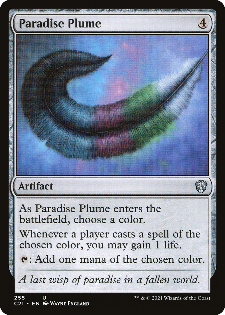 Paradise Plume (255) - Commander 2021