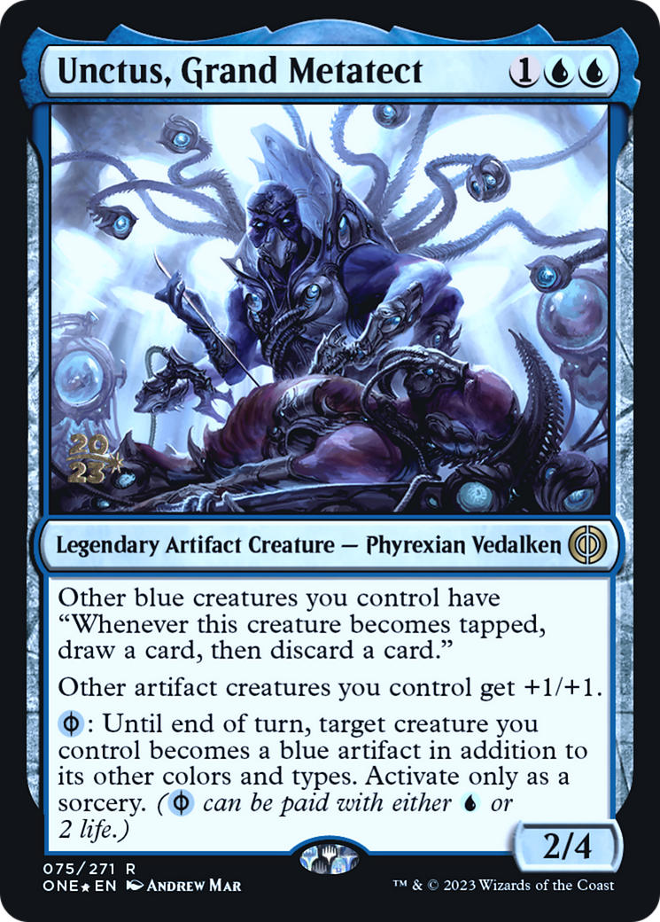 Unctus, Grand Metatect (75s) Foil - Phyrexia: All Will Be One Promos