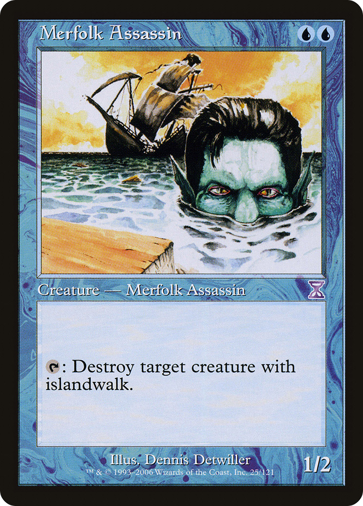 Merfolk Assassin (Retro) (025) Foil - Time Spiral Timeshifted
