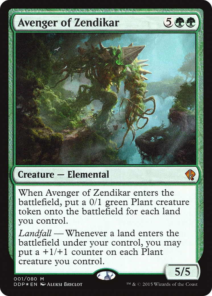 Avenger of Zendikar (001) Foil - Duel Decks: Zendikar vs. Eldrazi