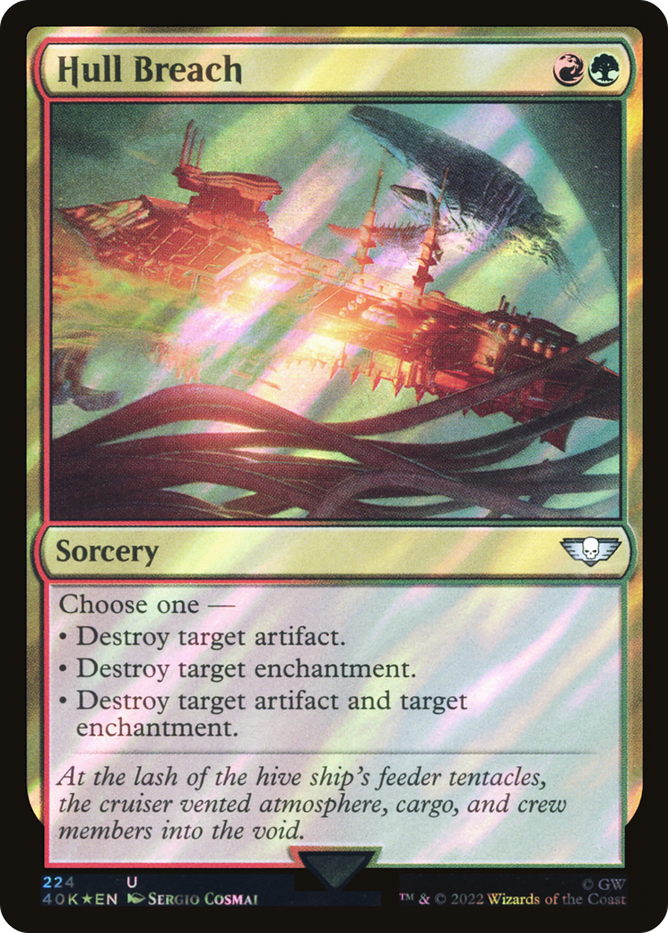 Hull Breach (224) Surge Foil - Warhammer 40,000 Commander