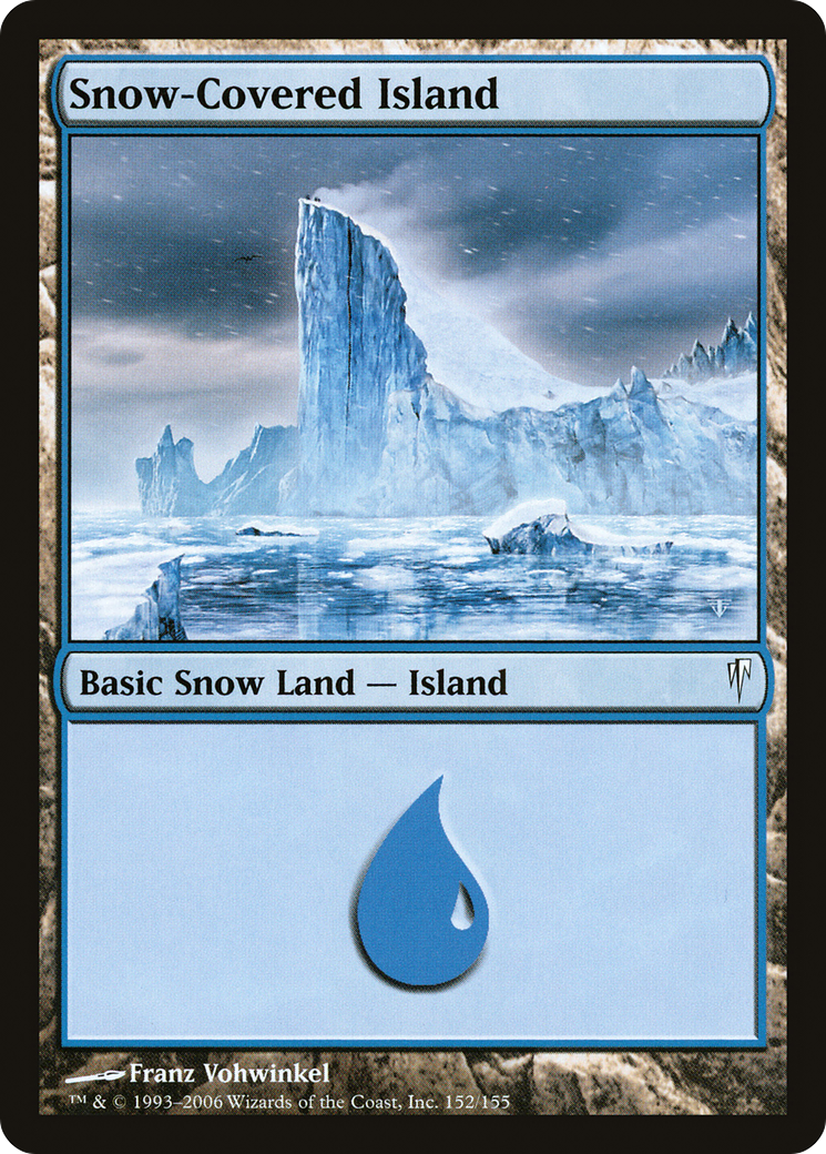 Snow-Covered Island (152) Foil - Coldsnap