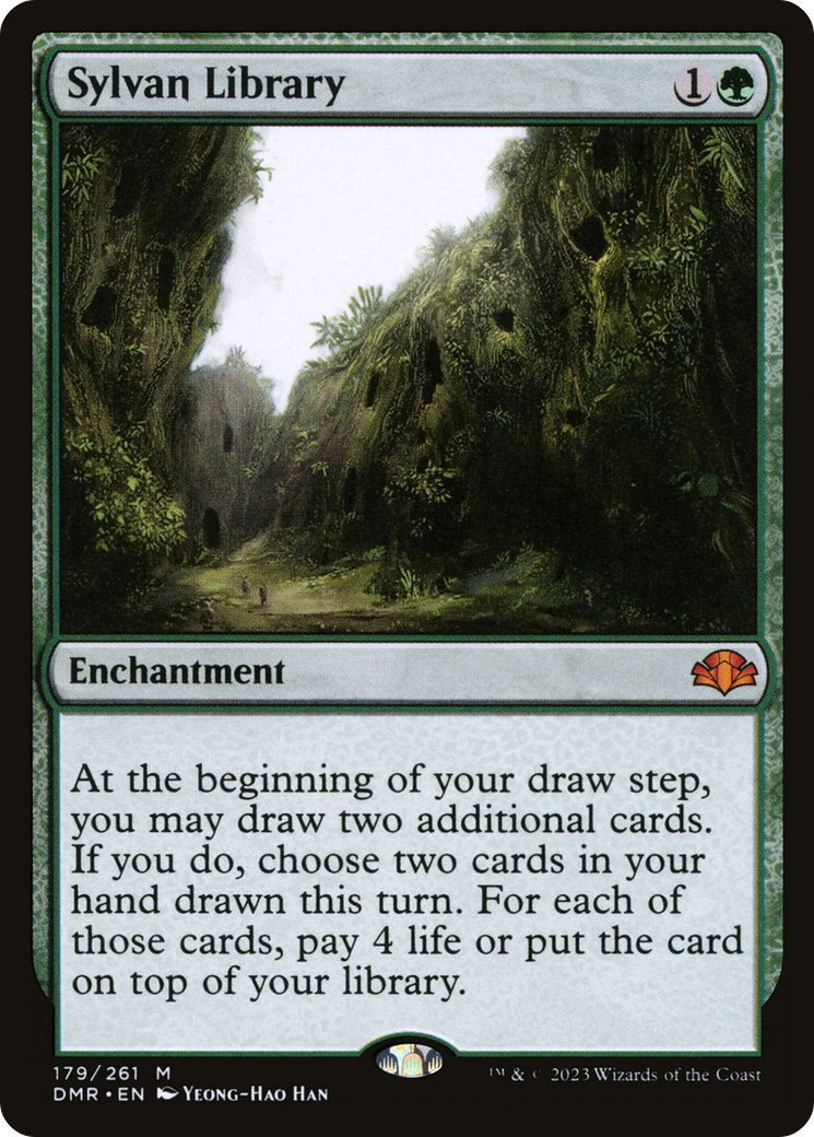 Sylvan Library (179) Foil - Dominaria Remastered