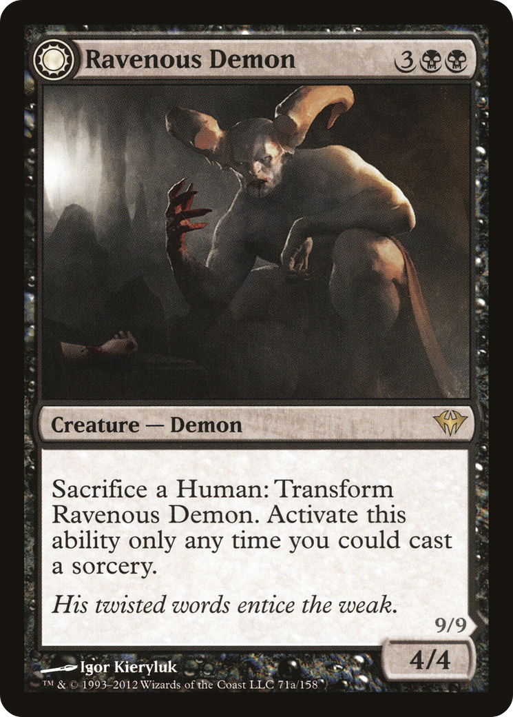 Ravenous Demon (071) Foil - Dark Ascension