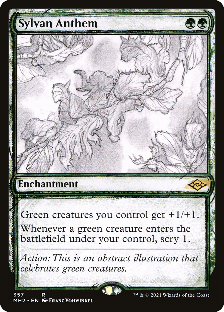 Sylvan Anthem (Showcase) (357) - Modern Horizons 2