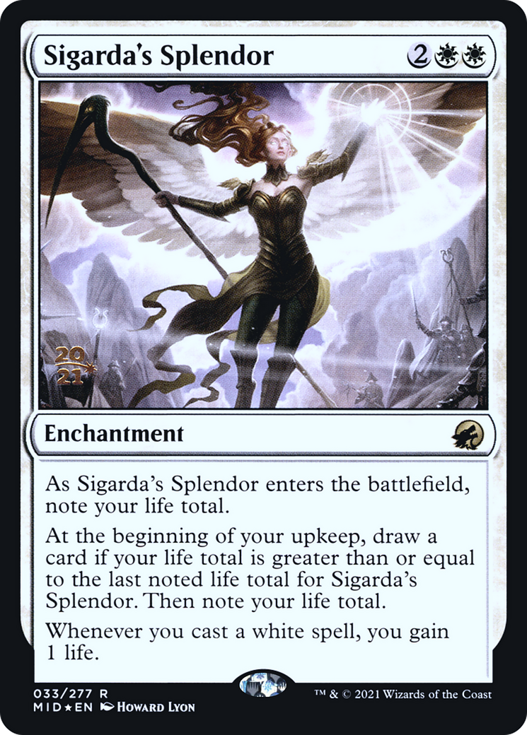 Sigarda's Splendor (33s) Foil - Innistrad: Midnight Hunt Promos