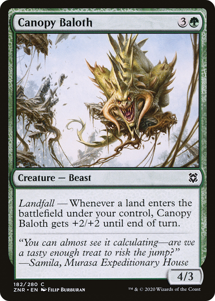 Canopy Baloth (182) Foil - Zendikar Rising