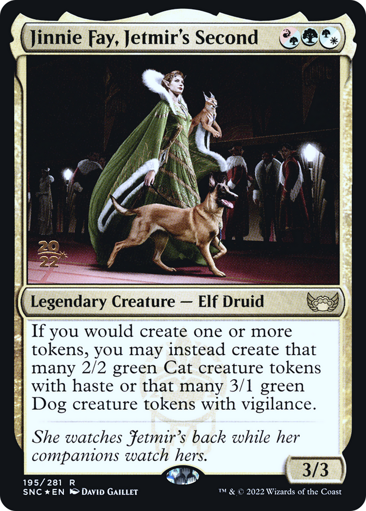 Jinnie Fay, Jetmir's Second (195s) Foil - Streets of New Capenna Promos