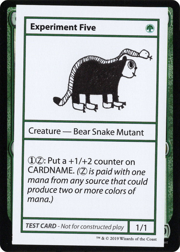 Experiment Five (073) - Mystery Booster Playtest Cards 2021