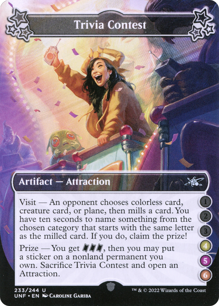Trivia Contest (4-5-6) (233) - Unfinity