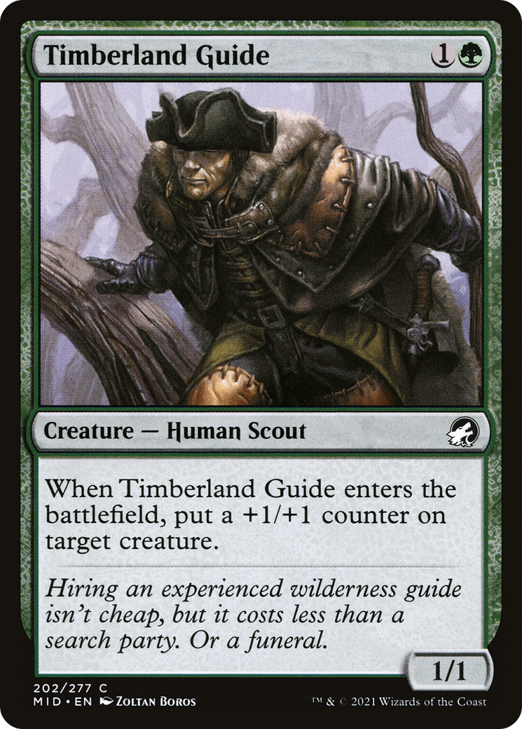 Timberland Guide (202) Foil - Innistrad: Midnight Hunt