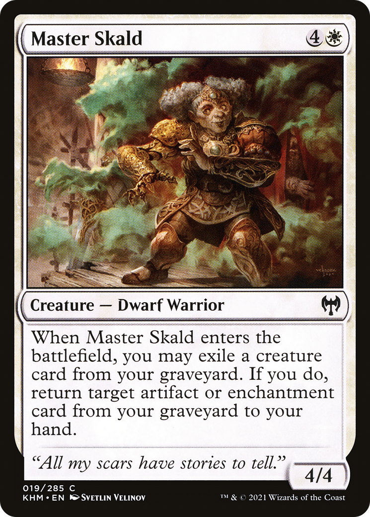 Master Skald (019) Foil - Kaldheim