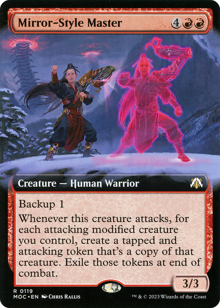 Mirror-Style Master (Extended Art) (119) - March of the Machine Commander