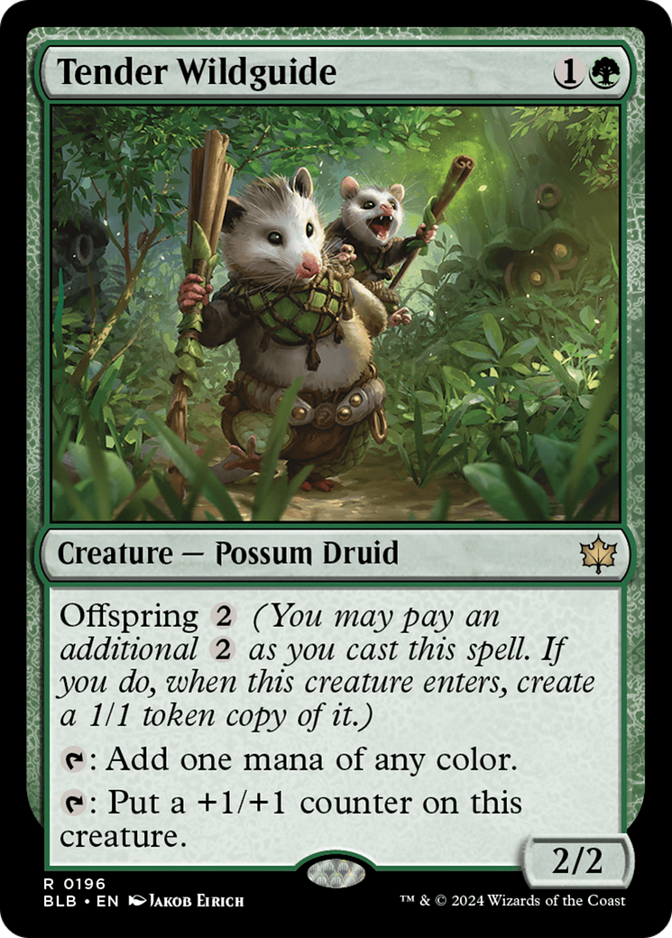 Tender Wildguide (196) Foil - Bloomburrow