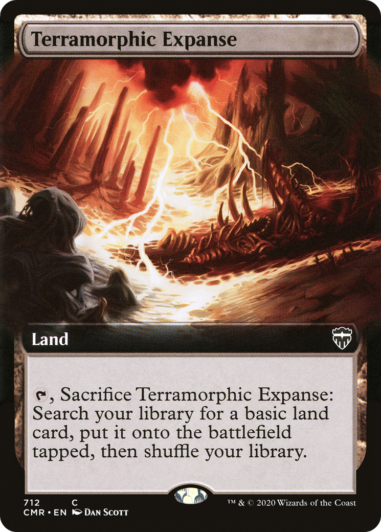 Terramorphic Expanse (Extended Art) (712) Foil - Commander Legends