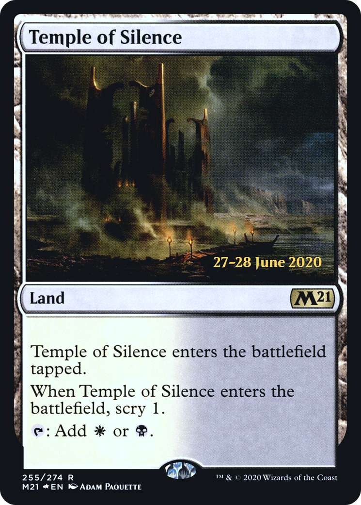 Temple of Silence (M21) (255) Foil - Core Set 2021 Promos