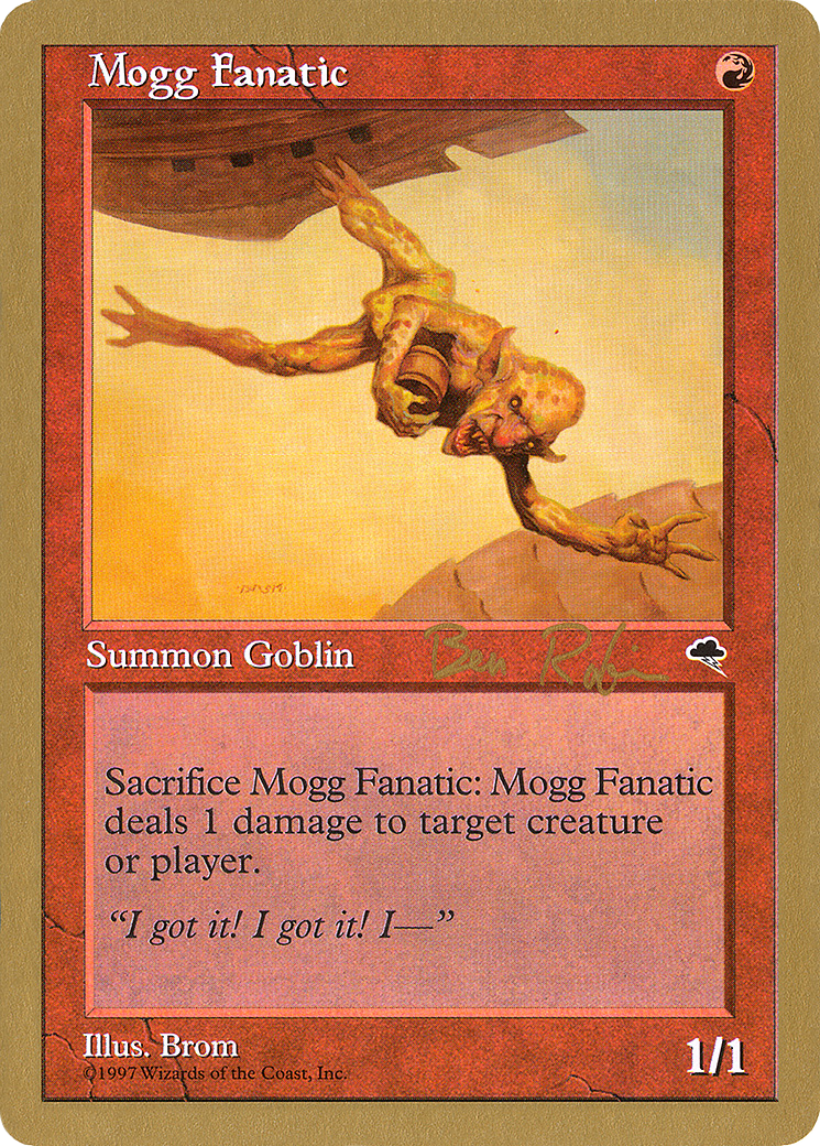 Mogg Fanatic - 1998 Ben Rubin (TMP) (Retro) - World Championship Decks 1998