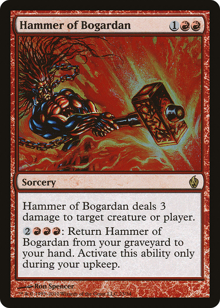 Hammer of Bogardan (023) Foil - Premium Deck Series: Fire and Lightning