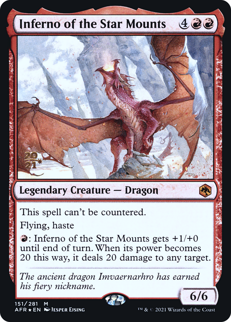Inferno of the Star Mounts (151s) Foil - Adventures in the Forgotten Realms Promos