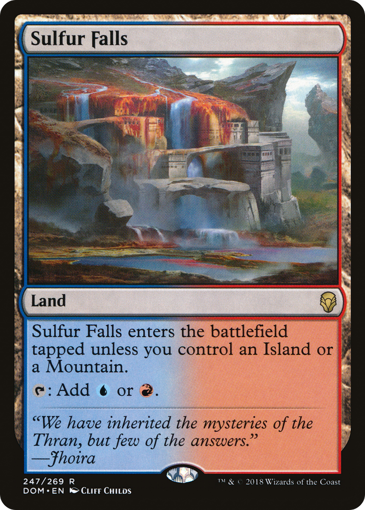 Sulfur Falls (247) Foil - Dominaria