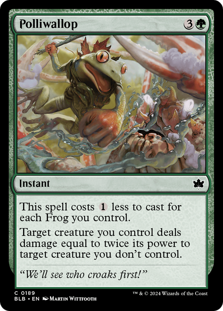 Polliwallop (189) Foil - Bloomburrow