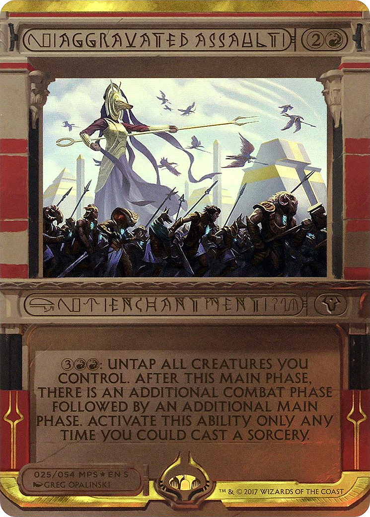 Aggravated Assault (025) Foil - Amonkhet Invocations