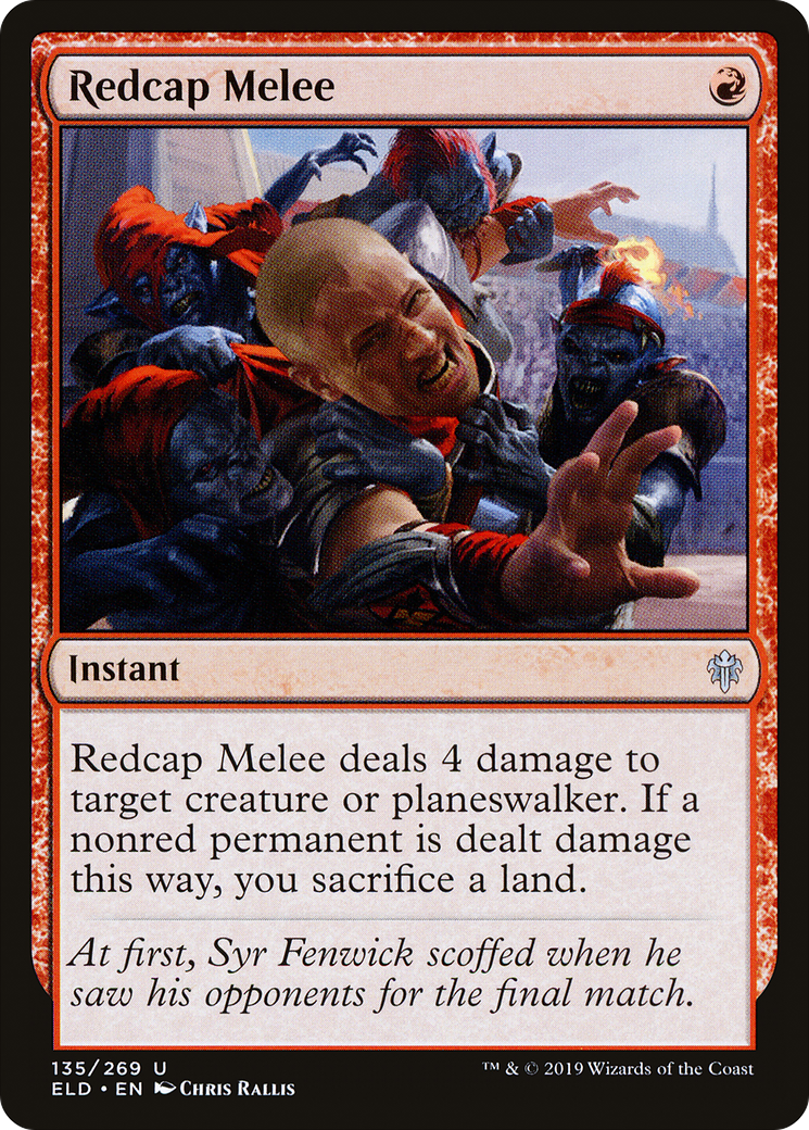 Redcap Melee (135) Foil - Throne of Eldraine