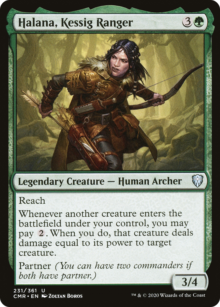 Halana, Kessig Ranger (231) - Commander Legends